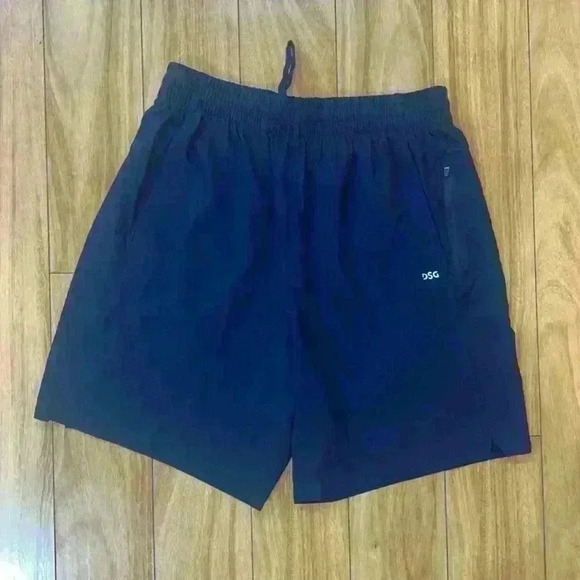 Men’s Navy Blue DSG Athletic Shorts - Picture 2 of 6
